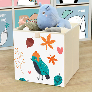 56pc批发尺寸收纳箱教室衣橱整理箱格布艺无盖储物开放衣物收纳箱