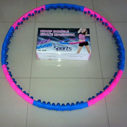 按摩批发八节可拆卸磁石采购呼啦圈高颜值健身通用瘦腰收腹男女款
