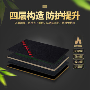热销汽车车载仪表台中控台防晒避光垫仪表盘隔热遮阳高档铺垫专车