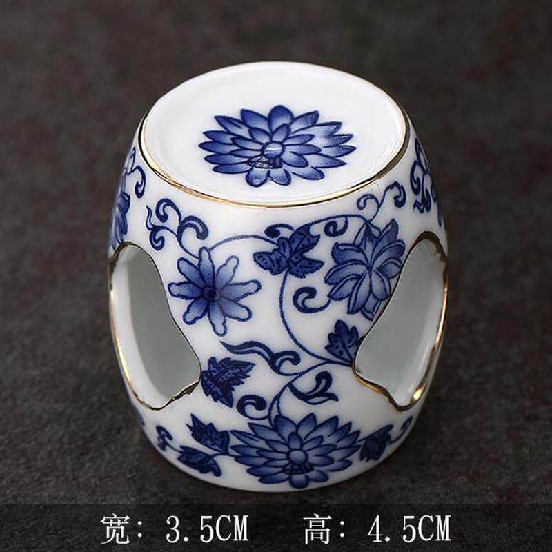 晨高零配盖碗盖子配件白瓷盖置陶瓷壶盖托茶具垫茶道紫砂茶壶fy8