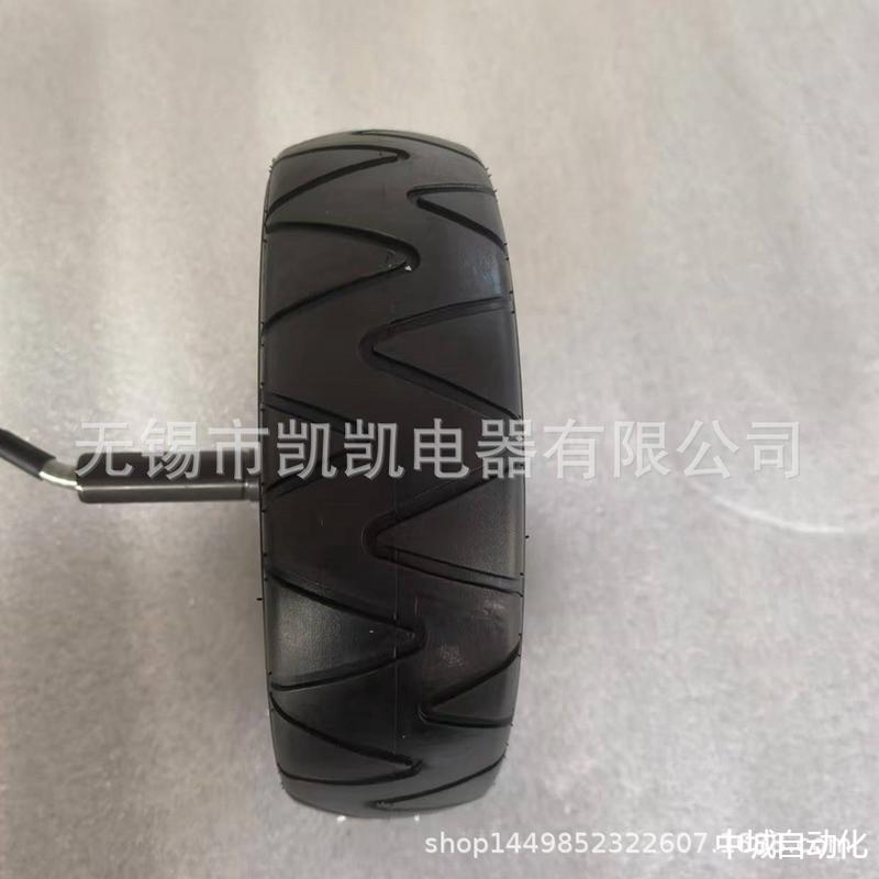 8寸机器人电机AGV轮毂伺服电机无齿24-48V编码器