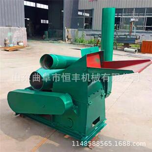 不锈钢锤片粉碎机化工原料设备干湿两用秸秆稻草粉碎处理磨粉机