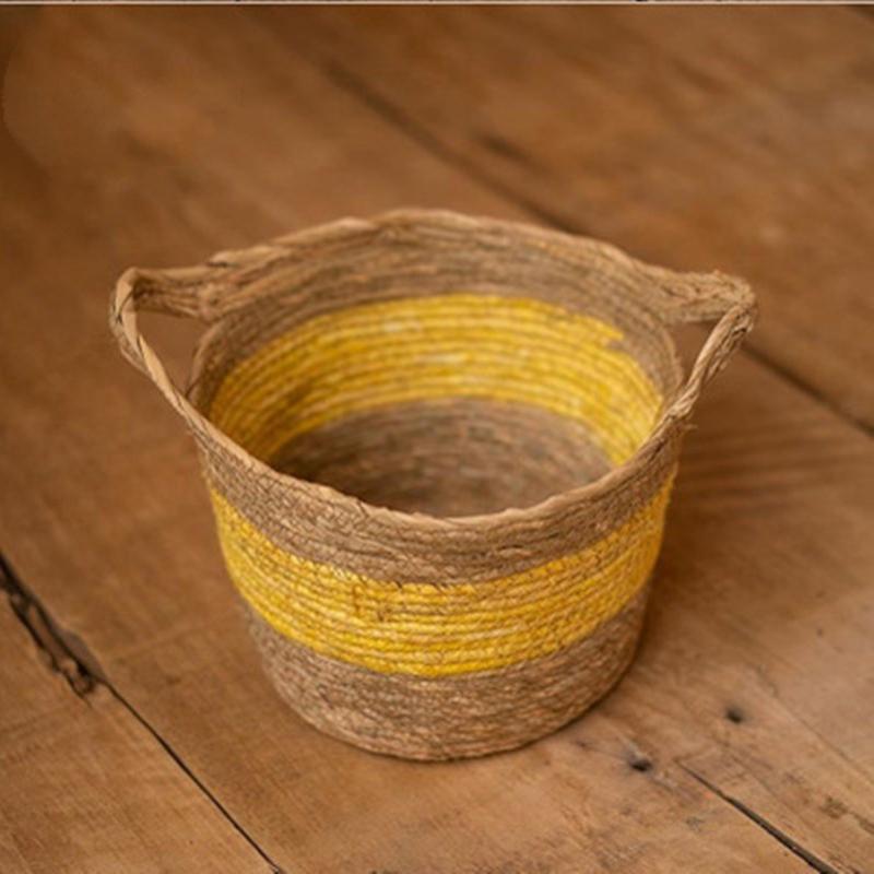 儿童新生儿满月摄影道具筐新款筐草编新生儿拍照辅助工具背景框