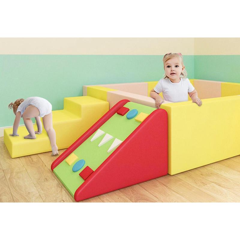 热销围挡幼儿园软体厂家直销软包滑梯商场超市儿童室内海洋球池乐