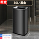 20l30升投加大容量高款 方形无盖直商用垃圾桶不锈钢酒店卫生间50l