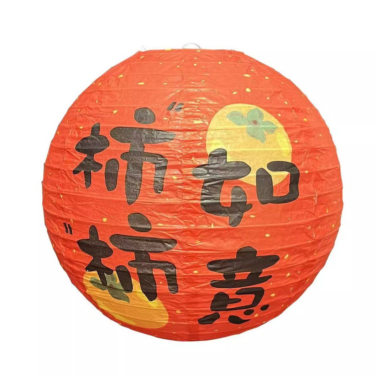 立柱国风纸灯笼教室舞台院落活动景区装饰纸宫灯折叠圆形定制灯笼