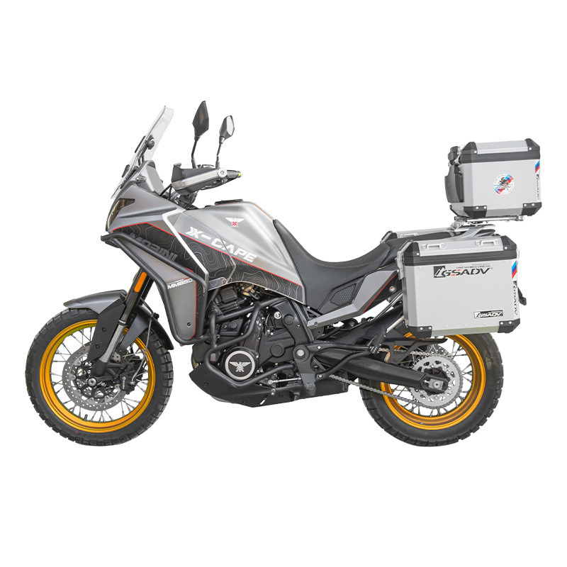 GSADV适用于摩托莫里尼X-CAPE650三箱边箱尾箱铝合金MotoMorini件