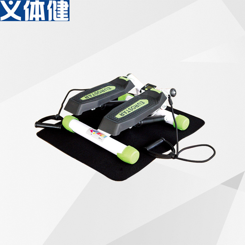 热销会健身huijun迷你踏步机家用军收腹美腰机带拉绳踏板机器