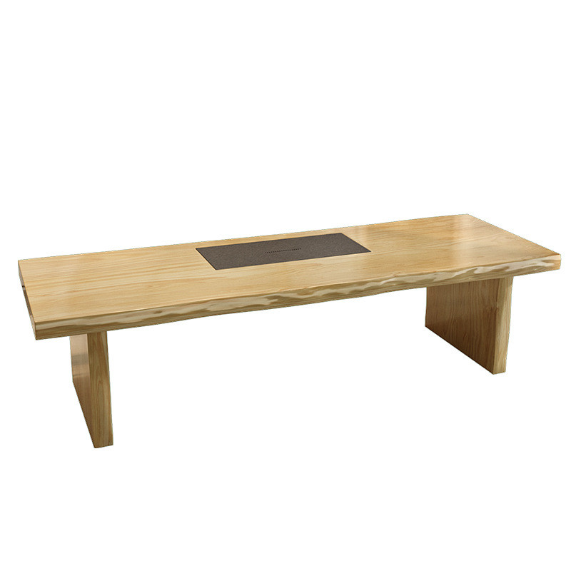 泡茶桌新中式禅意功夫大板茶台茶具套装一体办公室实木茶桌椅组合