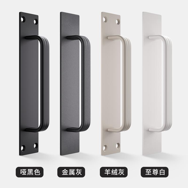 免打孔木门窗户拉手铝合金小把手推拉玻璃移门自粘贴抽屉橱柜厕所