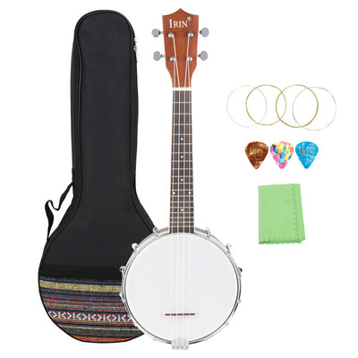 工厂直销四弦班卓琴斑鸠琴民族乐器西洋banjo4弦斑鸠琴吉他配送包