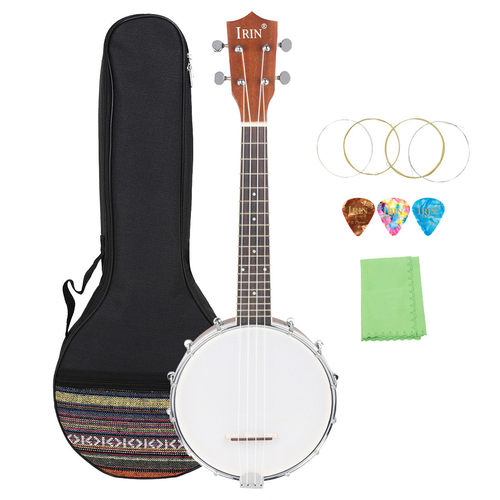 工厂西洋四弦班卓琴斑鸠琴banjo直销民族乐器4弦斑鸠琴吉他配送包