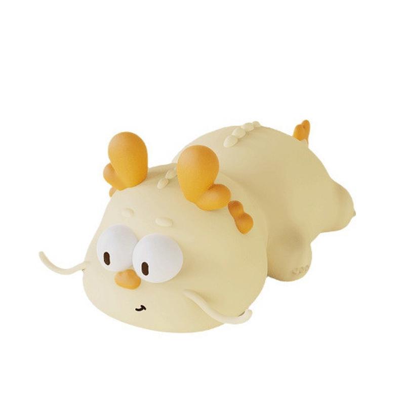 小龙拍拍感应小夜灯卧室睡眠睡觉起夜硅胶灯充电床头用氛围小台灯