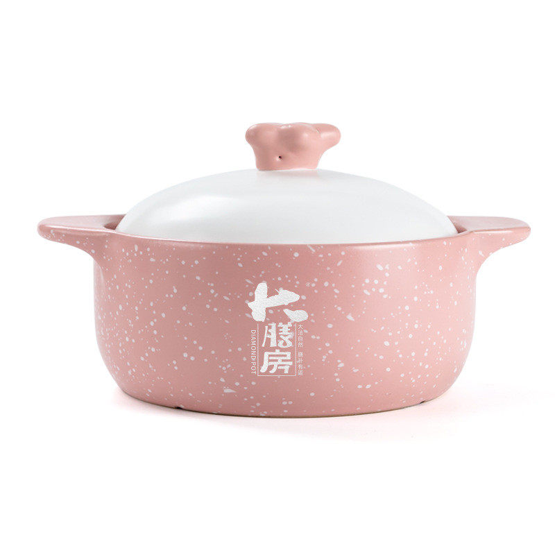 煮粥匠坊大膳房4.5l炖锅煲汤土家用陶瓷明火燃气汤锅双耳带盖砂锅