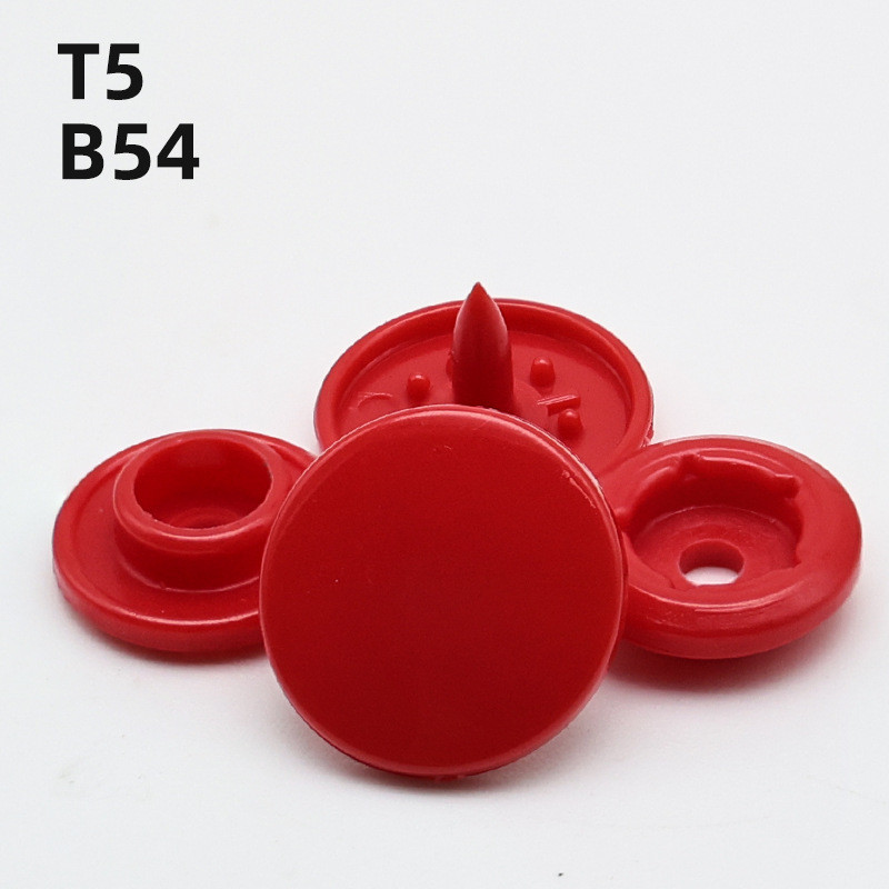 定制彩色塑料四合扣儿童按扣服装暗扣子母t3t5t8宝宝衣服纽扣扣子