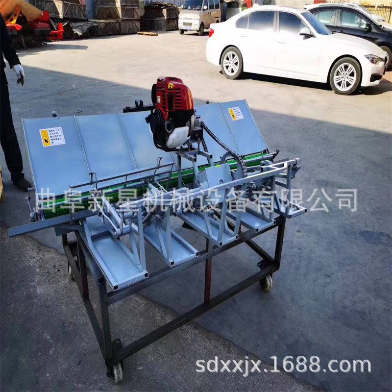 热销人工手推式小型插秧机农用耕种机械手动水稻新式六行插禾机