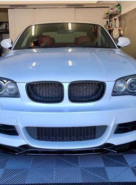 适用宝马1系E82E882008-2013前杠前唇前铲小包围外饰改装