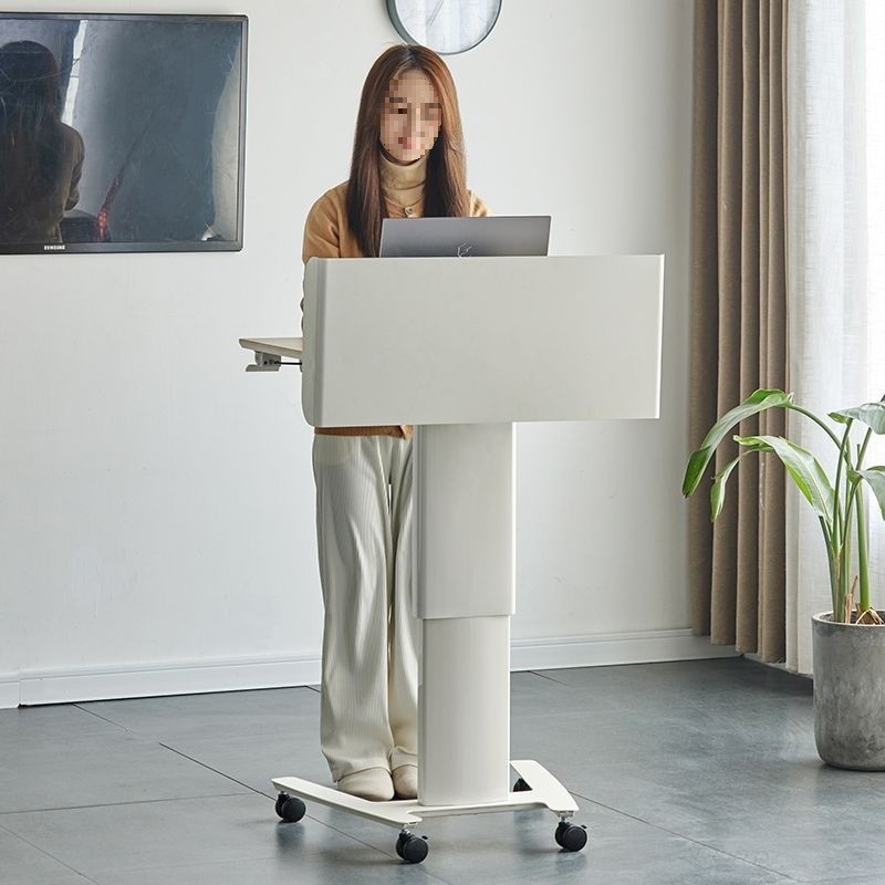 MHY可移动演讲台发言台教室会议主持升降讲台现代简约桌子迎宾接