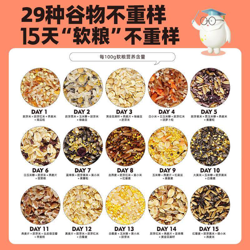 芽芽乐每日软粮粥五谷杂粮宝宝儿童副食品营养早餐组合八宝粥胚芽