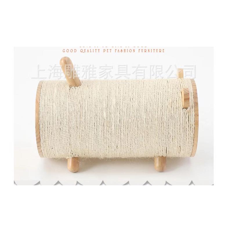 松木实木猫隧道猫洞宠物猫窝猫屋四季通用舒适小型透气迷你猫窝