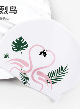 copozz泳帽女长发护耳大号不游泳帽成人男士防水硅胶勒头时尚可爱