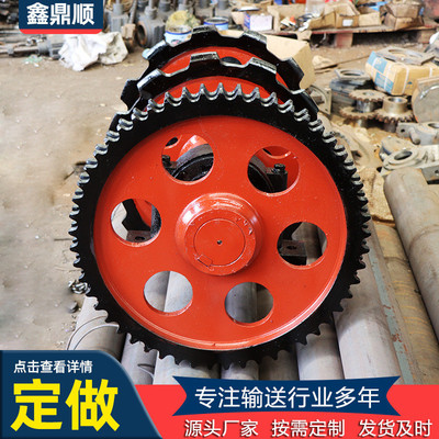 山东厂家生产提升机链轮工厂车间用链轮总成矿用斗式提升机链轮