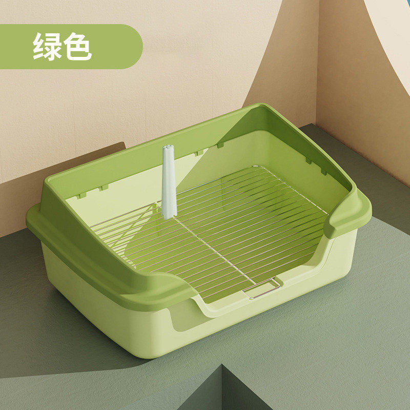 高围栏半封闭狗厕所泰迪小型犬专用加高狗屎盆中比熊易清洗狗便盆