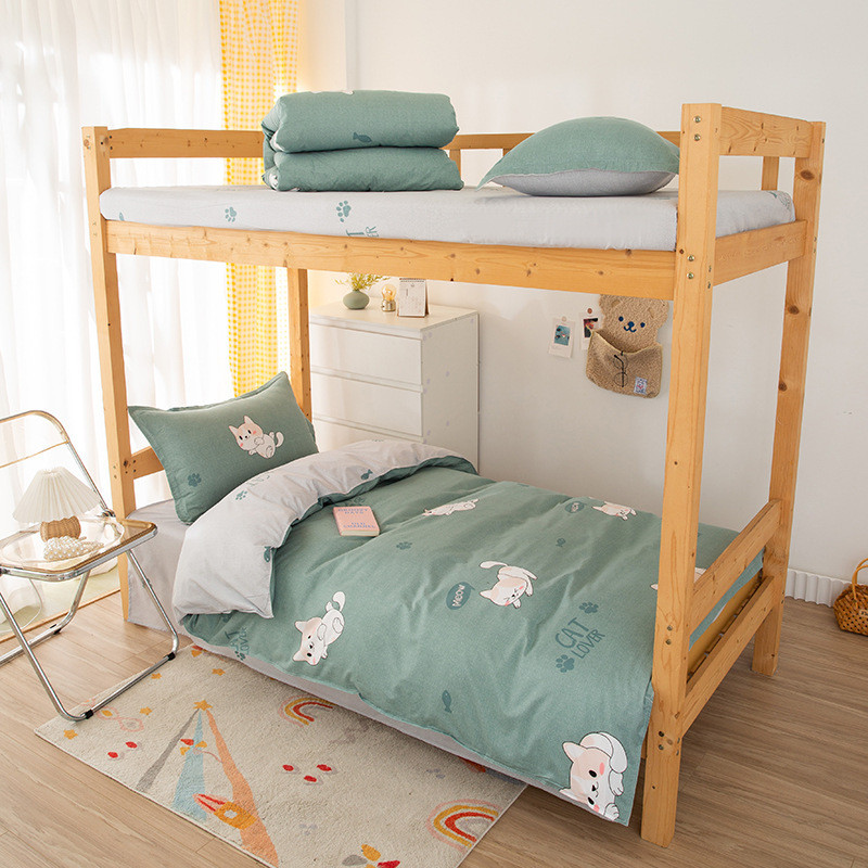 被褥套装批发学生宿舍被套三件套床上用品全套厂家单人床垫六件套