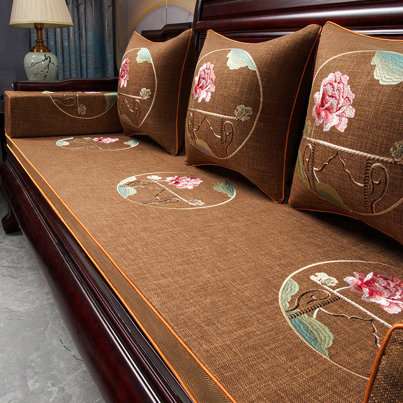 木沙发防滑中式红木沙发坐垫垫家具套罩海绵垫罗汉床2022新款,居家布艺,椅垫,淘宝优惠券,粉丝福利购,淘宝优惠卷