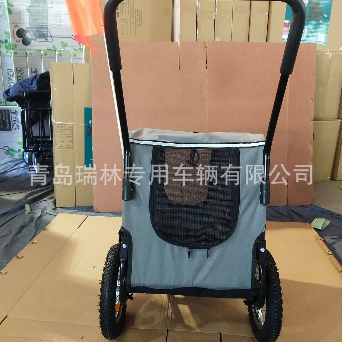 大型宠物自行车拖车猫狗狗推车折叠户外骑行旅行拖挂车