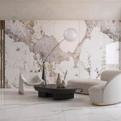 岩板900x2600x9陶瓷纹岩板连客餐厅厨房定制大理石瓷砖背景墙