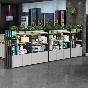 餐厅花槽围栅栏绿植屏风隔断书柜架玄关柜墙铁艺办公室餐饮置物架