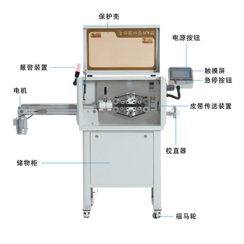 全自动多功能a型切管机批发波纹管裁切plc触摸屏电脑切管机