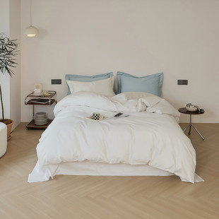 全棉酒店纯色三件套四件套长绒棉民宿批发 2024新款 超划算