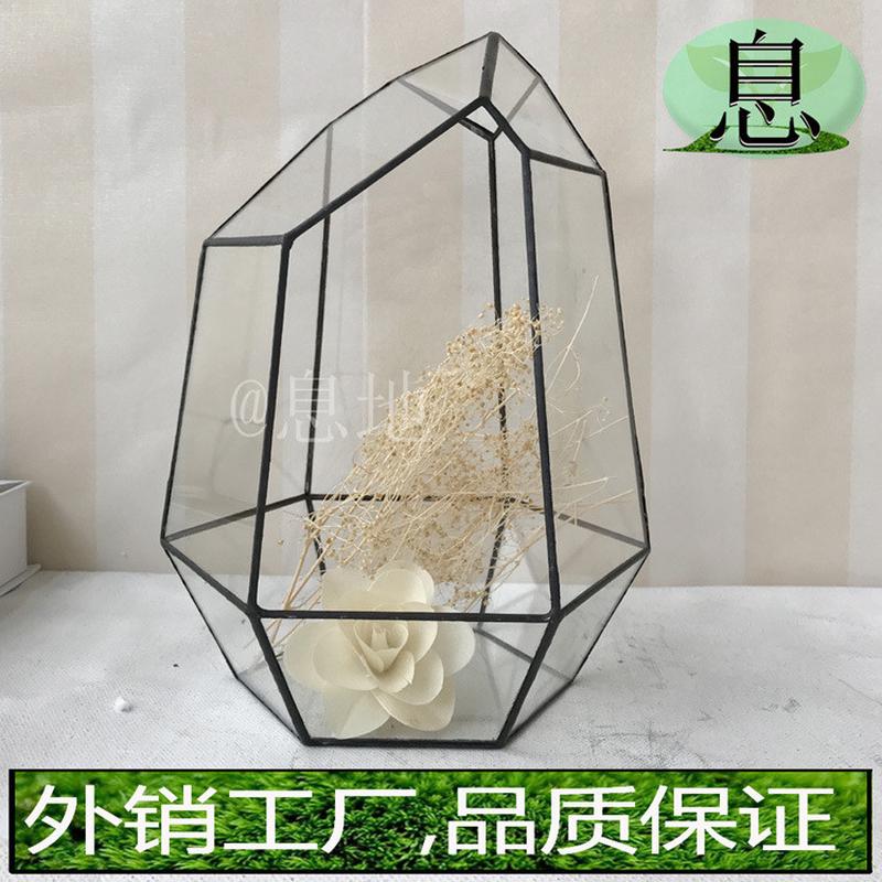 16035b包邮!几何微景观盆栽几何玻璃花房多肉玻璃花房工厂直销