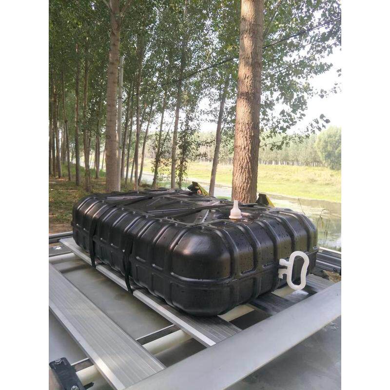 食品级车载储水箱旅行洗手加厚黑色越野房车车顶水桶扁方晒水