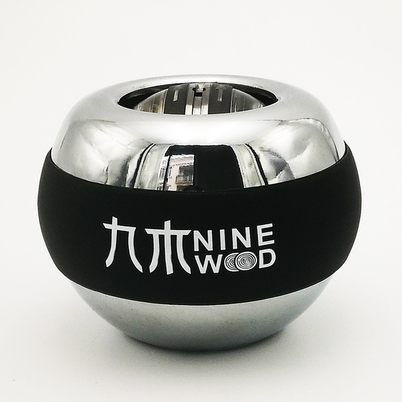 九木自启腕力握力球静音金属球男发光专业手臂训练器臂力器