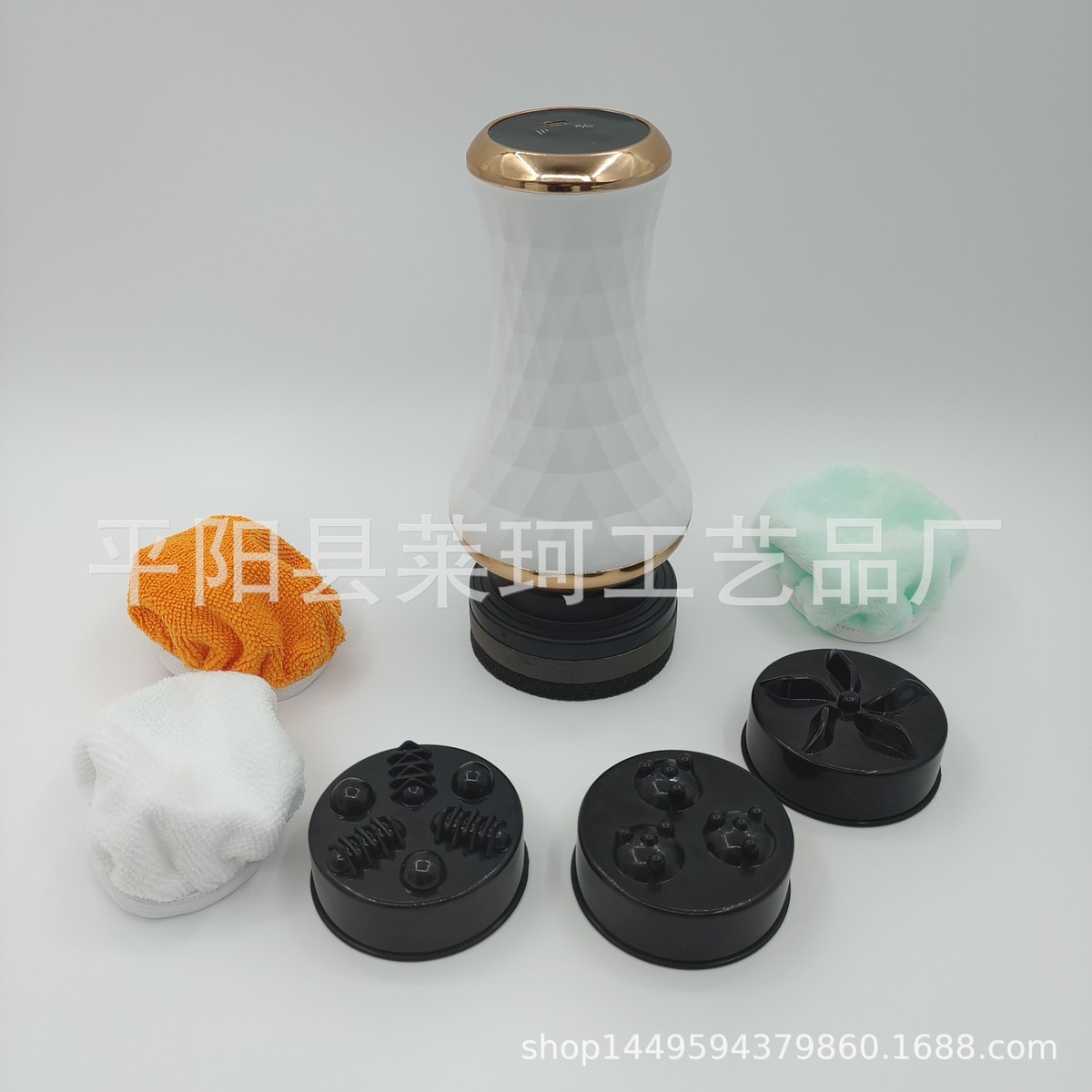 热销2023跨境多功能充电款脂推布套机甩脂机手持塑身按摩器颈腰肩