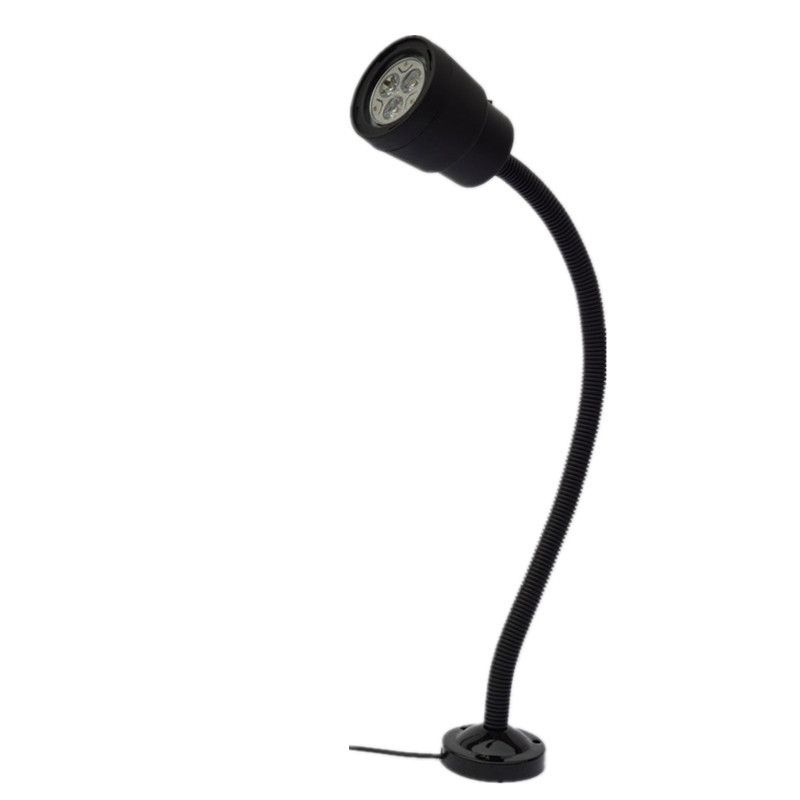 强磁工作灯数控车床鹅颈灯照明灯大功率软管小黑机械led长臂灯