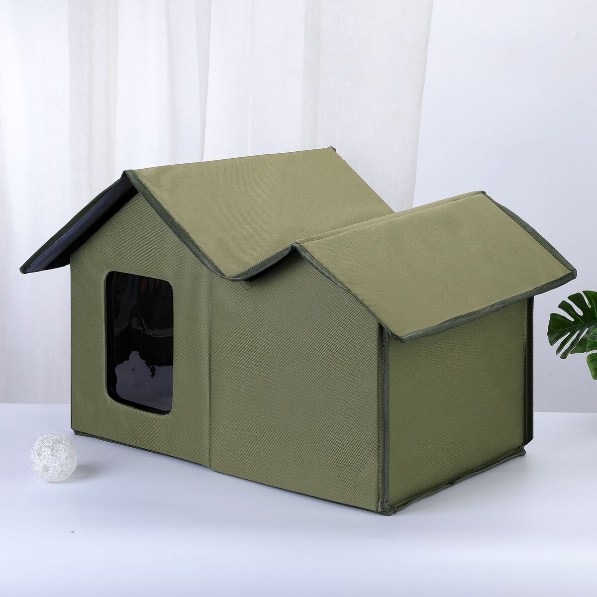 防水流浪户外猫窝狗屋别墅保暖猫狗窝可拆洗方便收纳四季通用