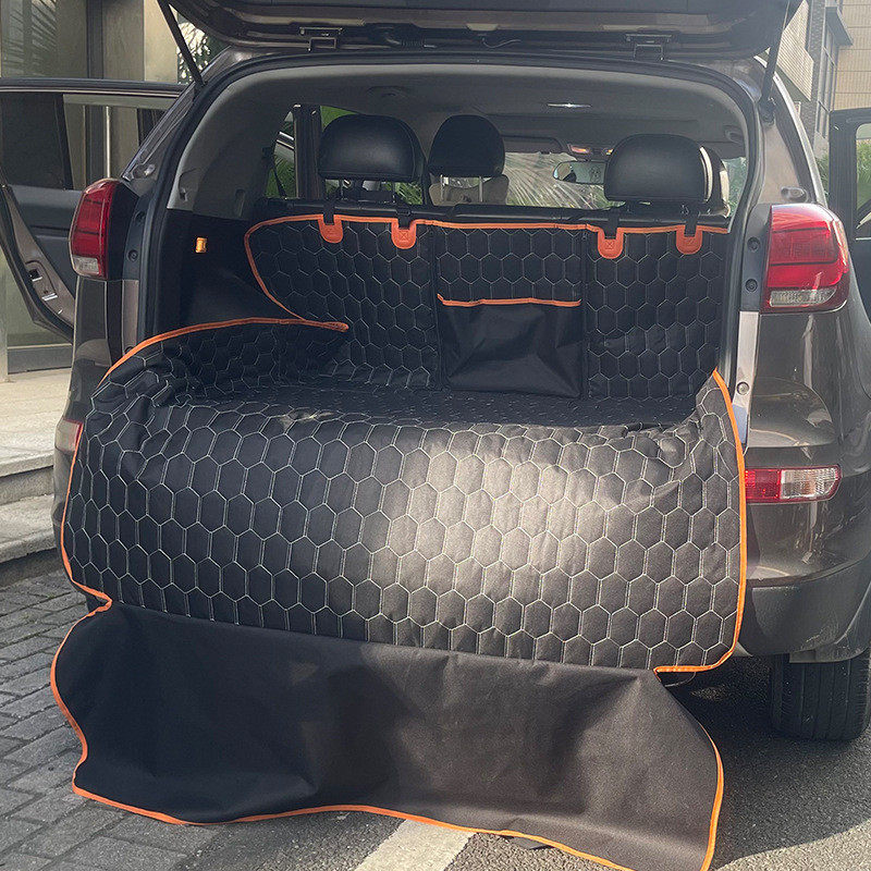供应新款车载牛津布宠物垫后排狗狗垫防水汽车狗垫可拆卸厂家直销