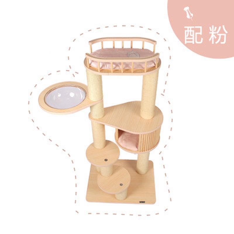 高阁君太空舱猫爬架猫窝猫树一体大猫跳台猫咪别墅剑麻抓柱木