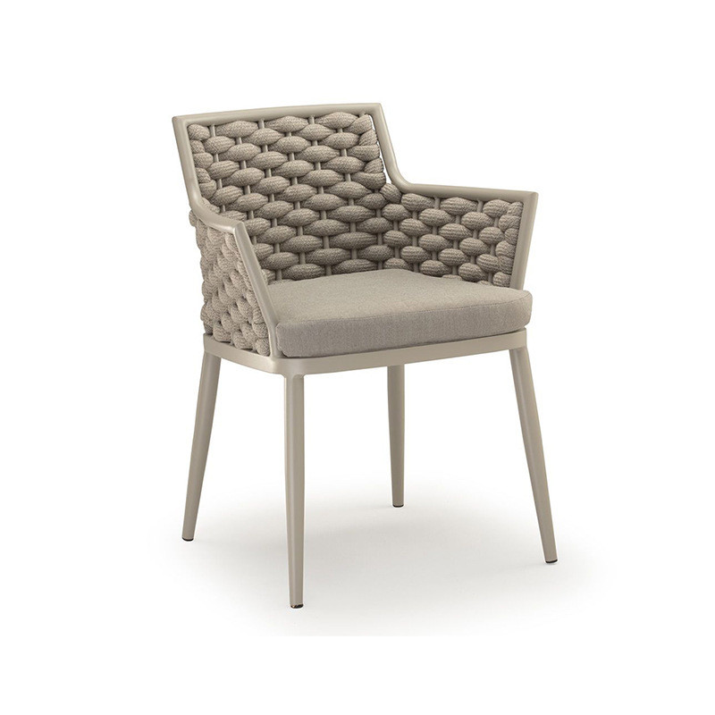 定制家具户外桌椅休闲花园庭院阳台绳编防水防晒别墅藤编餐桌椅