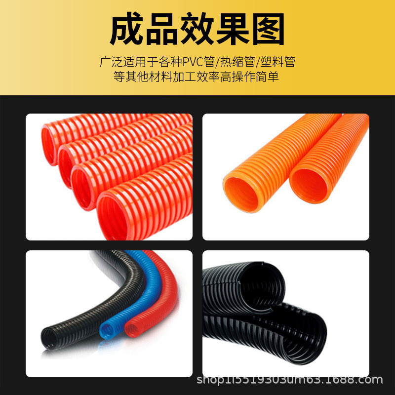 热销全自动波纹管裁切机黄腊管切断机热缩套管切管机橡胶管切管机