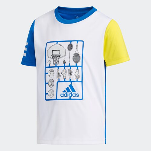Adidas/阿迪达斯正品男小童LB SS CL TEE1休闲短袖T恤DW4100