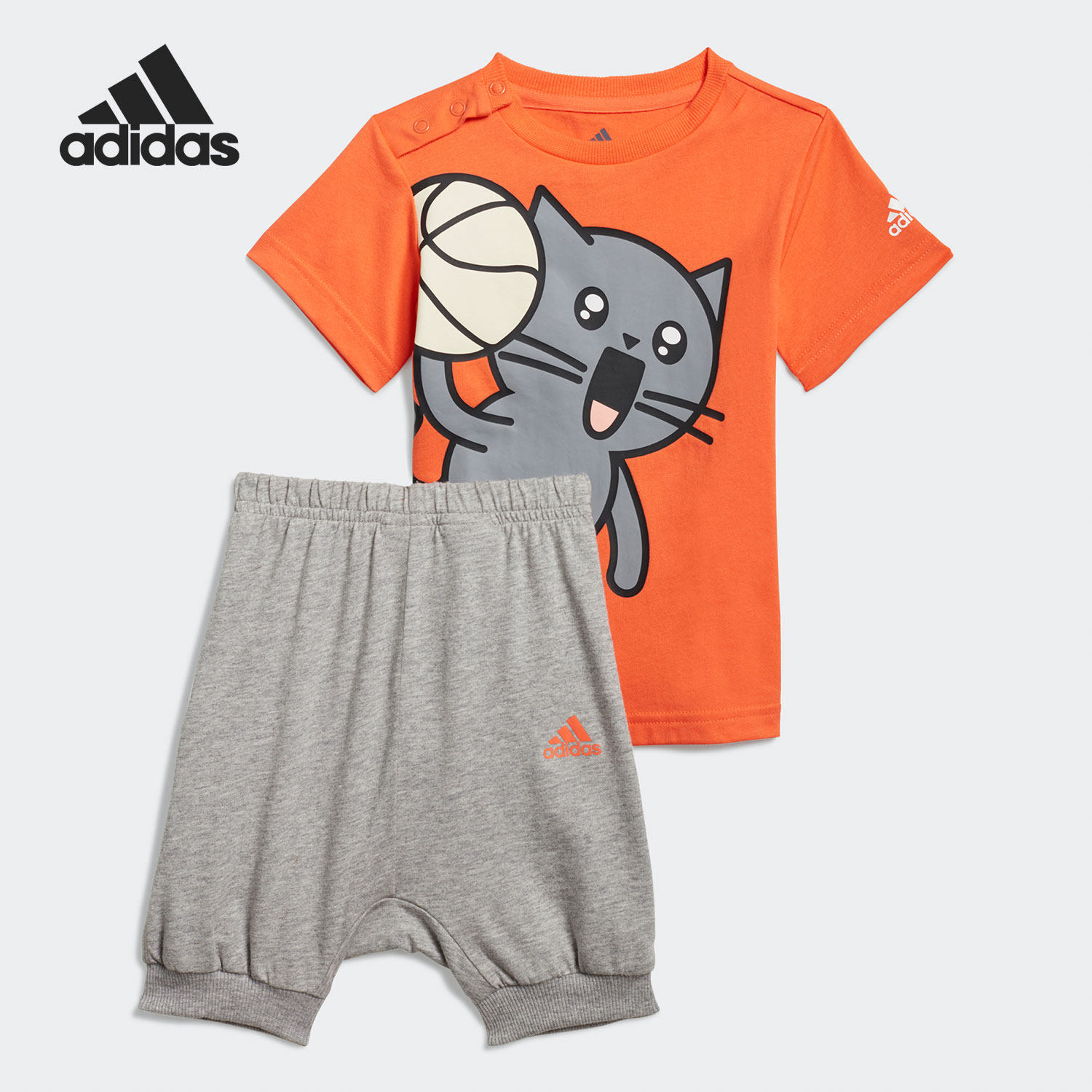 Adidas/阿迪达斯正品春季儿童透气宽松舒适运动套装GM8942,童装/婴儿装/亲子装,套装,淘宝优惠券,粉丝福利购,淘宝优惠卷