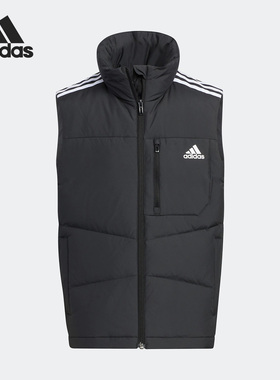 Adidas/阿迪达斯正品冬季新款大童运动保暖防风羽绒马甲 HM7159