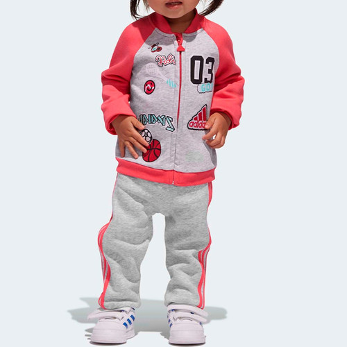 adidas正品jog训练婴童装