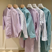 150日系男女童三色前短后长袖 分开拍 衬衣 衬衣裙 长袖 110