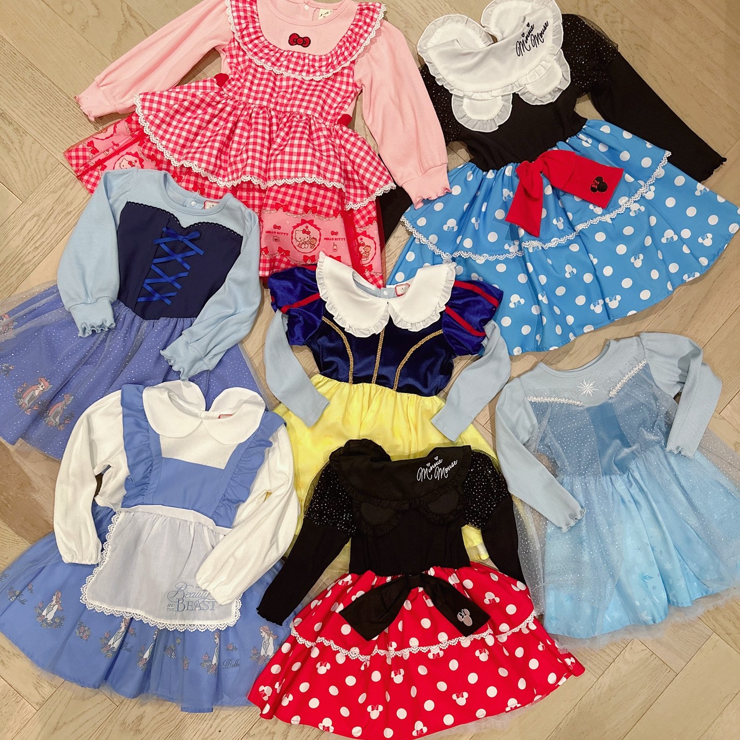 80-160日系女童多色拼接网纱长袖卡通公主裙,童装/婴儿装/亲子装,连衣裙,淘宝优惠券,粉丝福利购,淘宝优惠卷